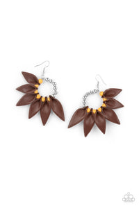 Flower Child Fever Earrings - Orange